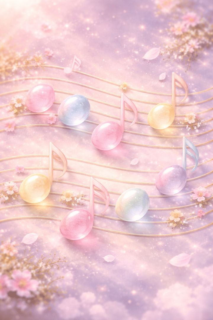 Easter melody in pastel hues easter wallpaper wallpaper