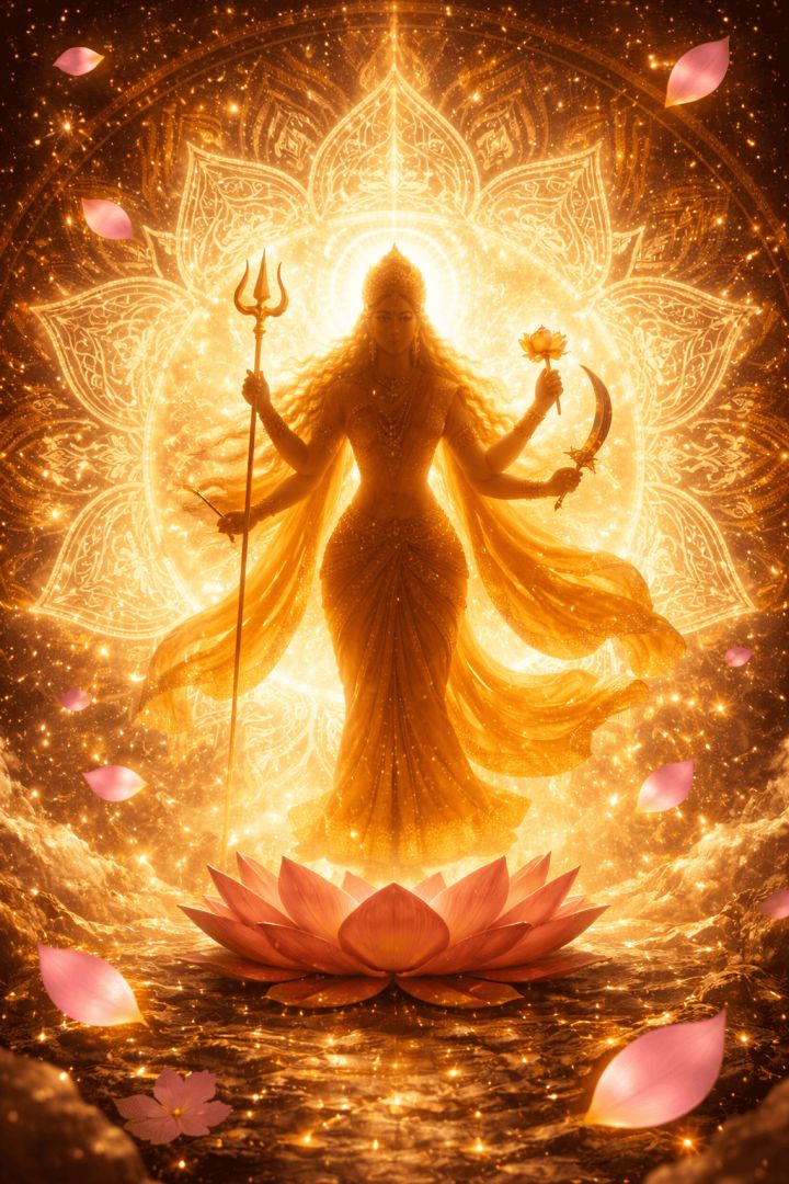 Radiance of Goddess Durga god wallpaper