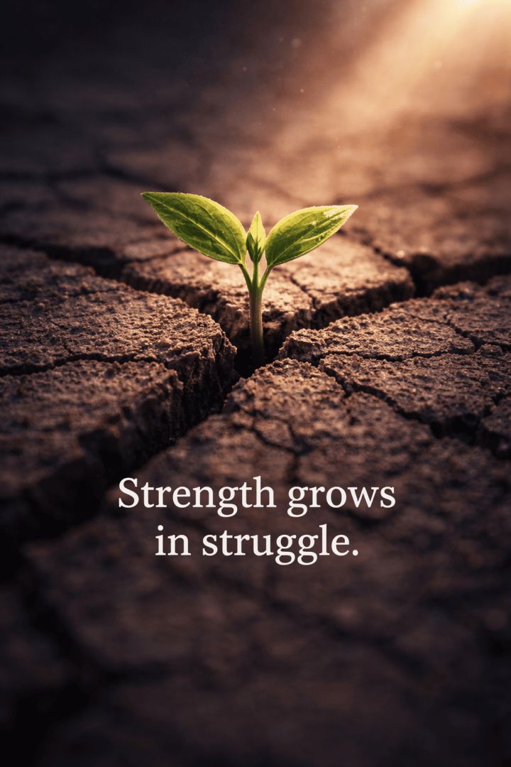 Resilience in the cracks of earth quotes wallpaper