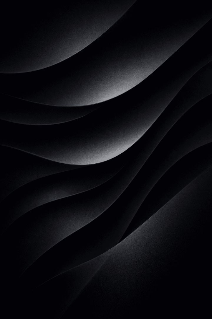 Smooth grayscale wave patterns abstract wallpaper