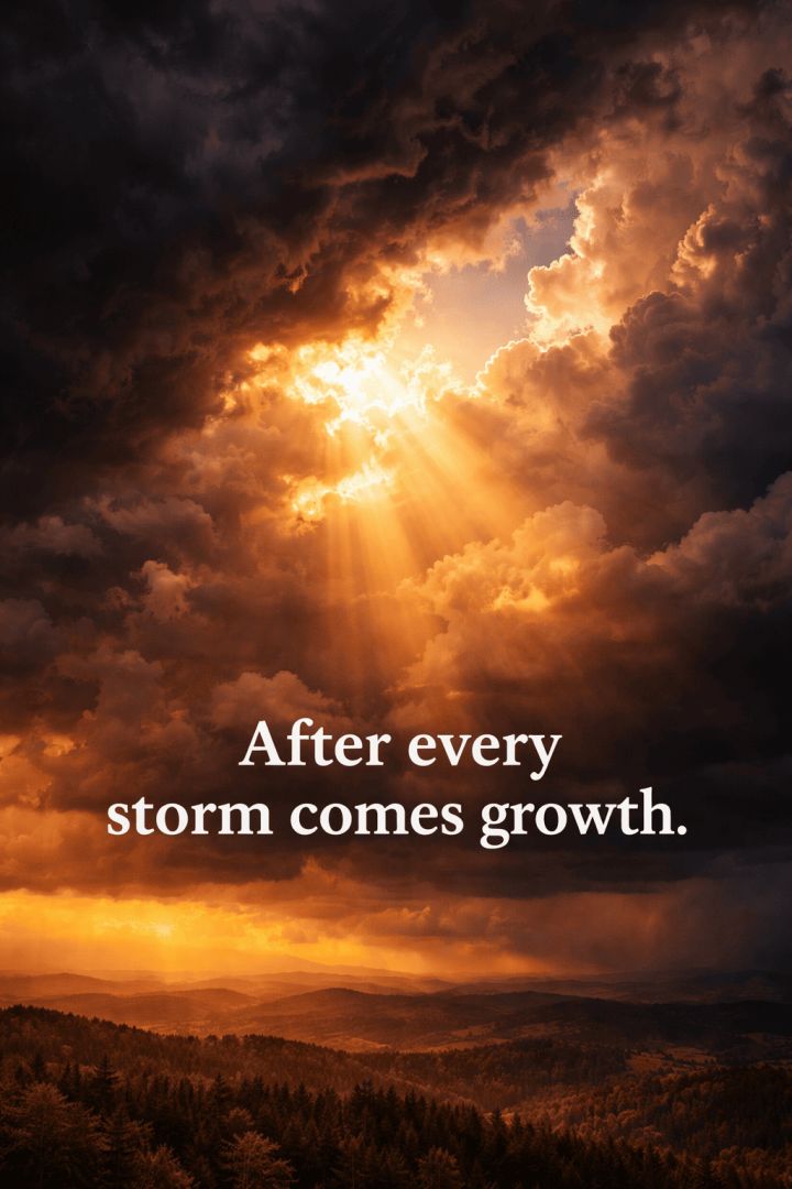 Storm's end, sunlight begins. quotes wallpaper